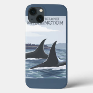 Orca Whales #1 - Orcas Island, Washington Case-Mate iPhone Hülle