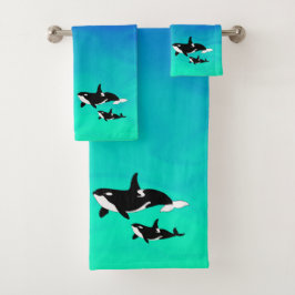 Orcas - Badetuch-Set Badhandtuch Set
