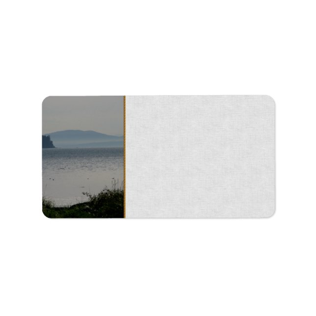 Orcas Island Von Birch Bay Adressaufkleber (Vorne)