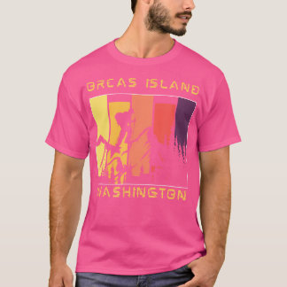 Orcas Island Wa Gebirgswandern Klettersteig T-Shirt