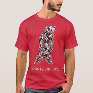 Orcas Island WA Native Amerikanische Ureinwohner B T-Shirt