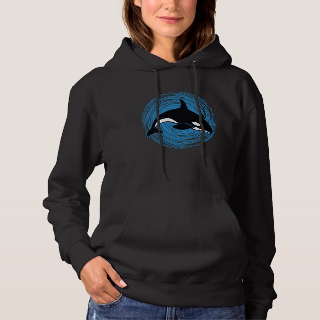 Orcas Killer Whale  For Men and Women Hoodie (Vorderseite)