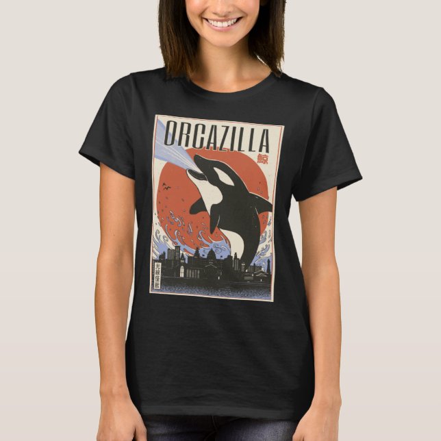 Orcazilla Asien Wal T-Shirt (Vorderseite)