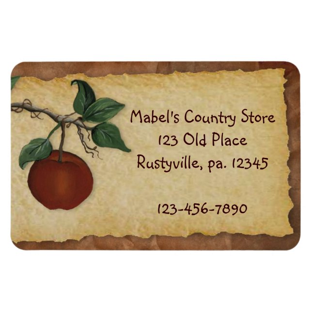 Orchard Apple Premium Magnet (Horizontal)