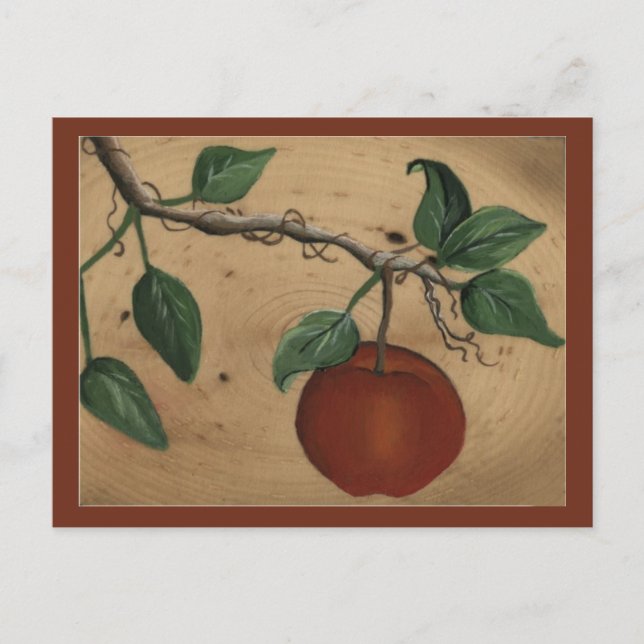 Orchard Apple Recicard Postkarte (Vorderseite)