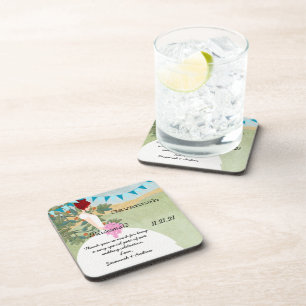 Orchard Buntings Red Hair Bridesmaid Untersetzer