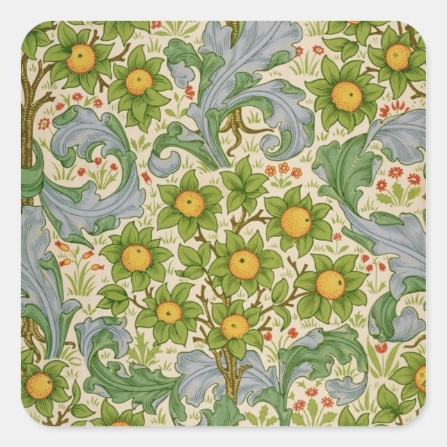 Orchard, Dearle, 1899 Quadratischer Aufkleber (Vorderseite)
