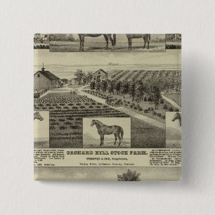 Orchard Hill und Cedar Grove, Kansas Button