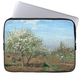 Orchard in Bloom, Louveciennes Camille Pissarro Laptopschutzhülle