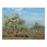 Orchard in Bloom, Louveciennes Camille Pissarro