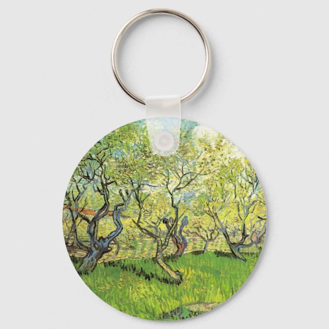 Orchard in Blossom von Vincent van Gogh Schlüsselanhänger (Vorderseite)