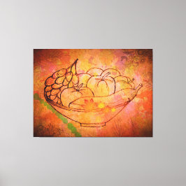 Orchard Mélange: Fruitful Harmony on Leinwanddruck