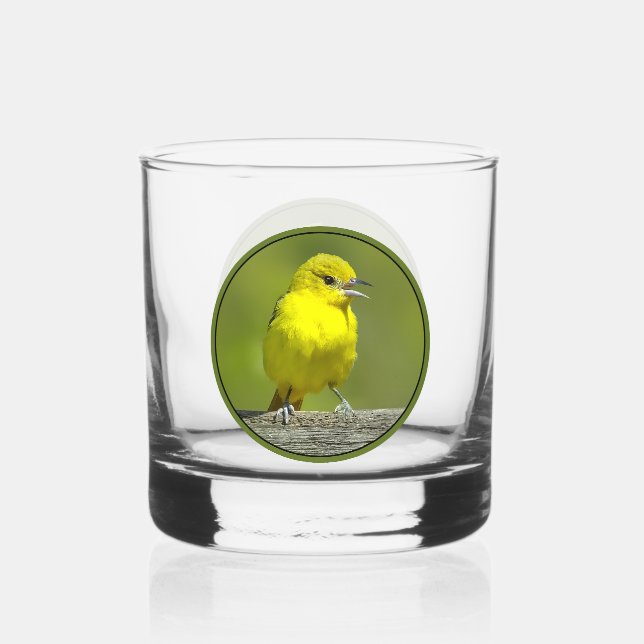 Orchard Oriole - Original Foto Whiskyglas (Vorderseite)
