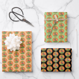 Orchard Oriole Songbird Malerei Original Bird Art Geschenkpapier Set