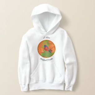 Orchard Oriole Songbird Malerei Original Bird Art Hoodie