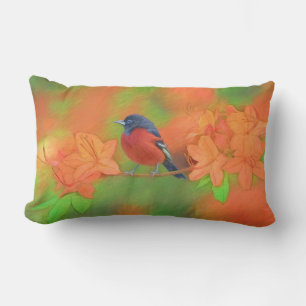Orchard Oriole Songbird Malerei Original Bird Art Lendenkissen