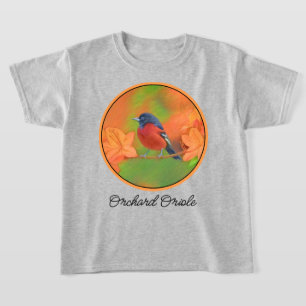 Orchard Oriole Songbird Malerei Original Bird Art T-Shirt
