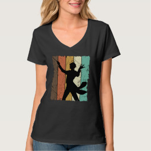Orchester Dirigent Chorleiter Taktstock Retro Vin T-Shirt