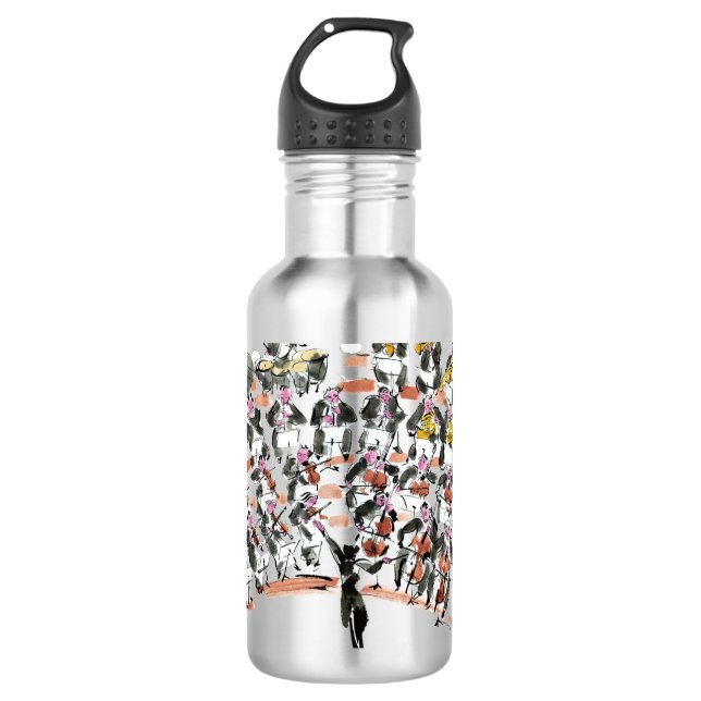 Orchester Edelstahlflasche (Vorderseite)