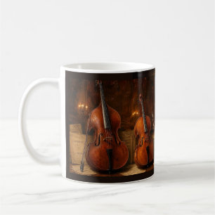 Orchester-Eleganz: Die Violin-Familie auf der Bühn Kaffeetasse