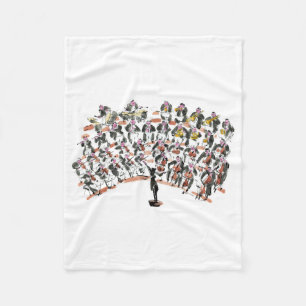 Orchester Fleecedecke