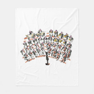 Orchester Fleecedecke