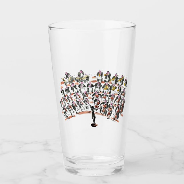 Orchester Glas (Vorderseite)
