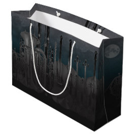 Orchester-Instrument-Nachtzeit-Skyline Große Geschenktüte