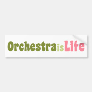 Orchester ist das Leben Autoaufkleber