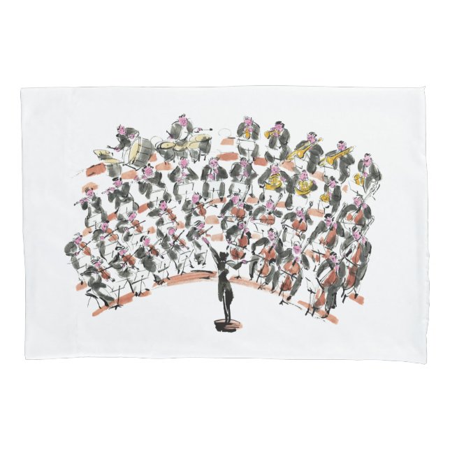 Orchester Kissenbezug (Vorderseite-Links)