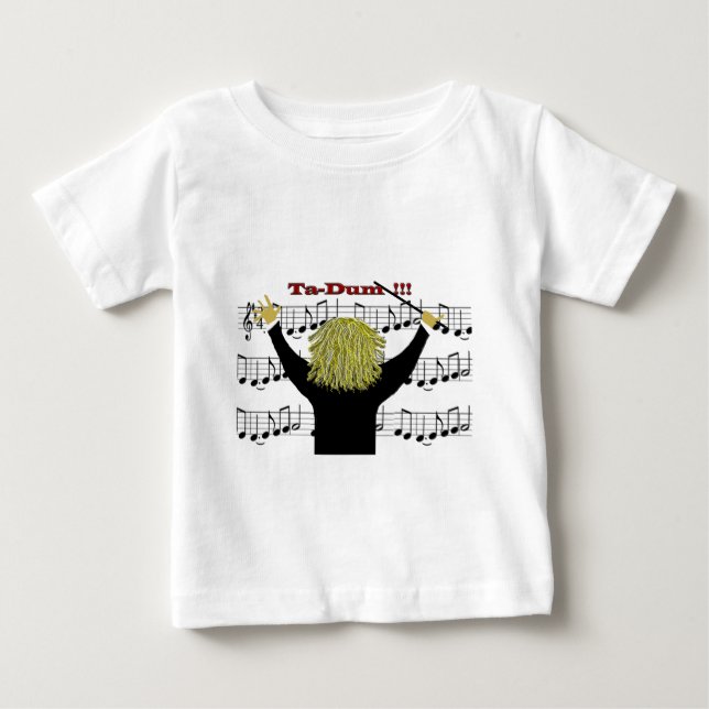 Orchester-Leiter-Glückwünsche Baby T-shirt (Vorderseite)