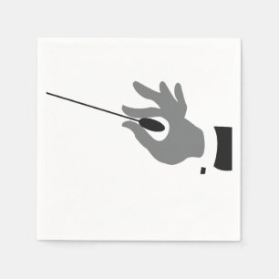 Orchester-Leiter-Papierservietten Serviette