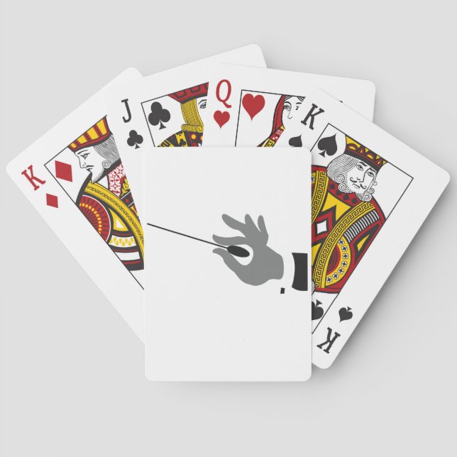 Orchester-Leiter-Spielkarten Spielkarten (Rückseite)