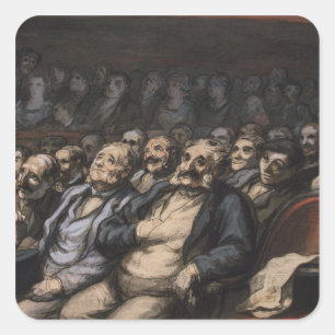 Orchester Seat, c.1856 Quadratischer Aufkleber