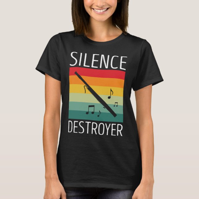 Orchester Woodwind Zitat zum Holzblasinstrument T-Shirt (Vorderseite)