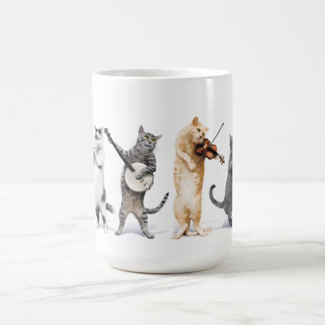 Orchesterkatzentasse Kaffeetasse (Mittel)