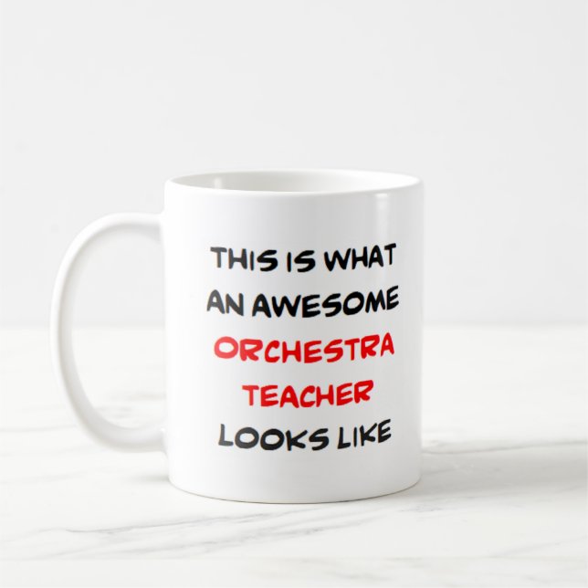 Orchesterlehrer, phantastisch kaffeetasse (Links)
