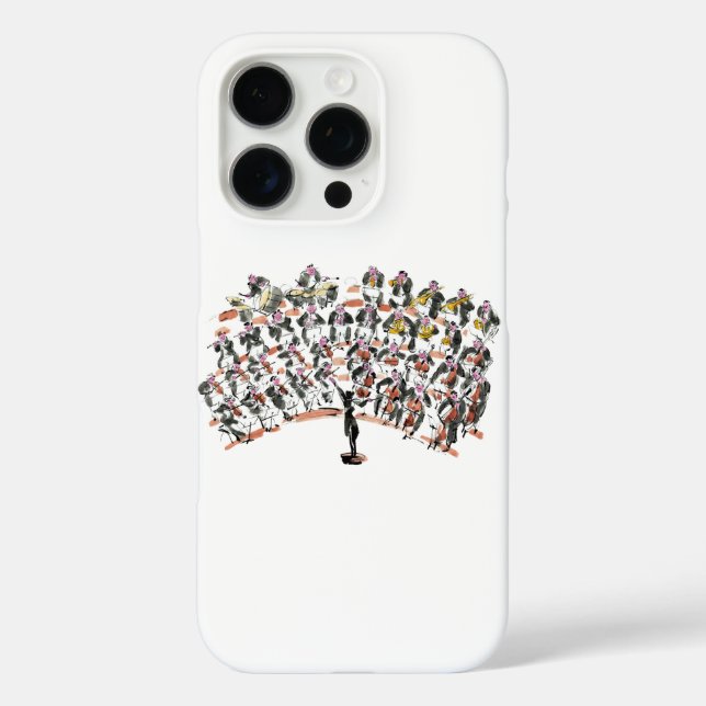 Orchestra Coffee Tasse iPhone 16 Pro Hülle (Rückseite)