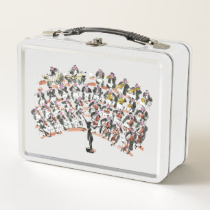 Orchestra Lunch Boxes Metall Brotdose