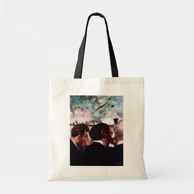 Orchestra Musicians, Edgar Degas Tragetasche (Vorne)