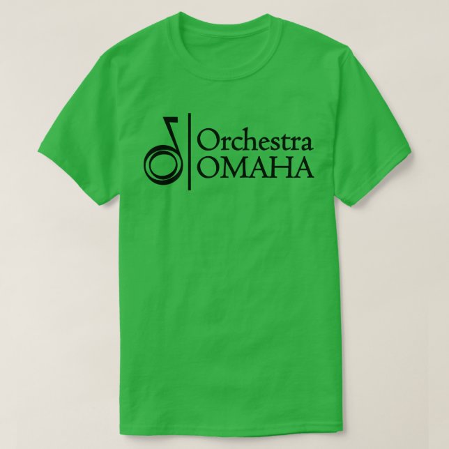Orchestra Omaha Logo Black T-Shirt (Design vorne)