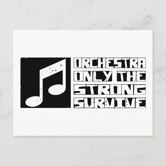 Orchestra Survive Postkarte (Vorderseite)