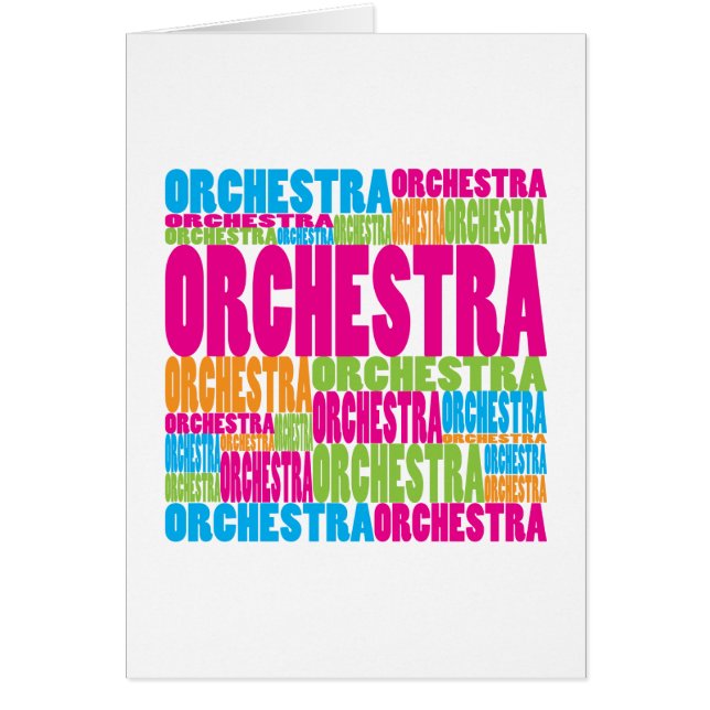 Orchestre coloré (Devant)