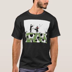 Orchestre Jouer pour les vaches T-shirt minimalist