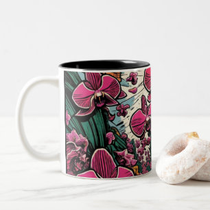 Orchid Art Design Tasse