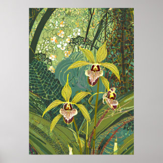 Orchid Art V10 Poster