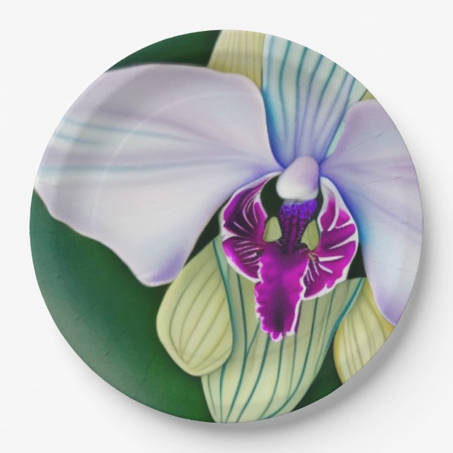 Orchid Beauty Pappteller (Vorderseite)