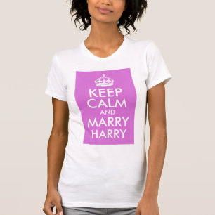 Orchid Behielt Calm und Marry Harry T-Shirt