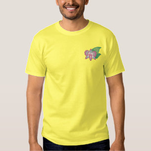 Orchid Besticktes T-Shirt