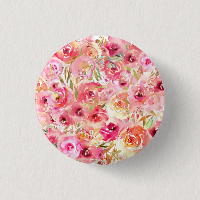 Orchid-Blume Button (Vorderseite)